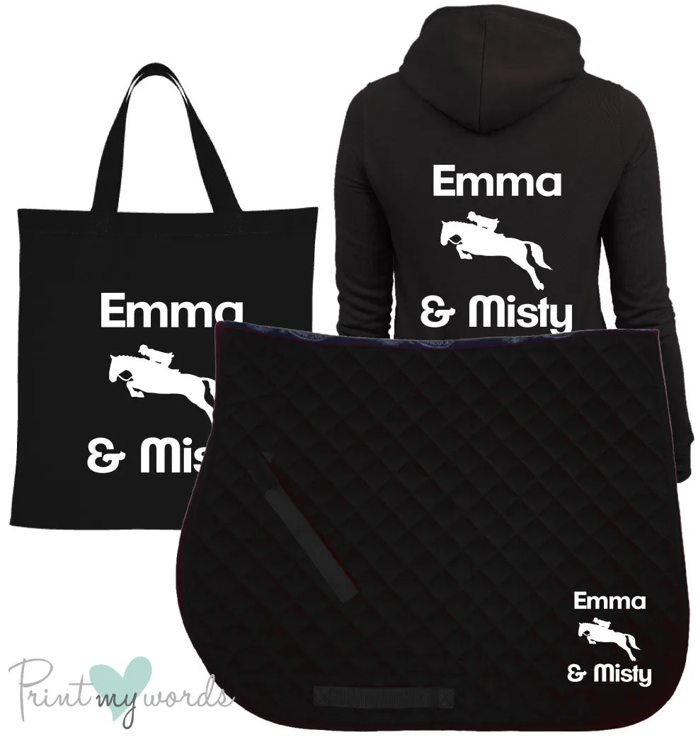 'Dolly' Ladies Personalised Matching Equestrian Set - Jumping Design