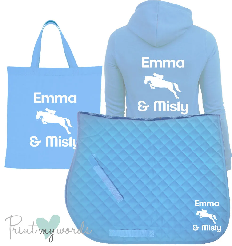 'Dolly' Ladies Personalised Matching Equestrian Set - Jumping Design