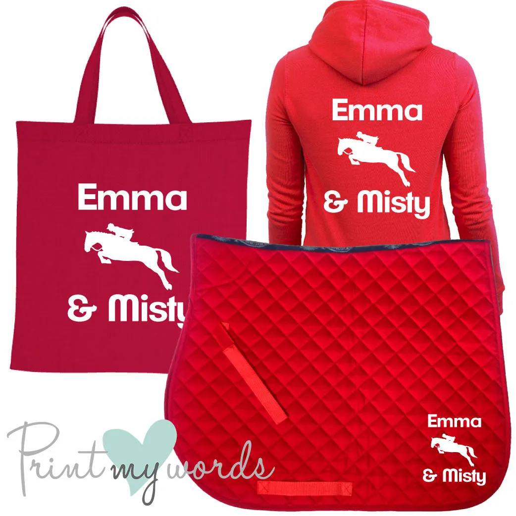 'Dolly' Ladies Personalised Matching Equestrian Set - Jumping Design