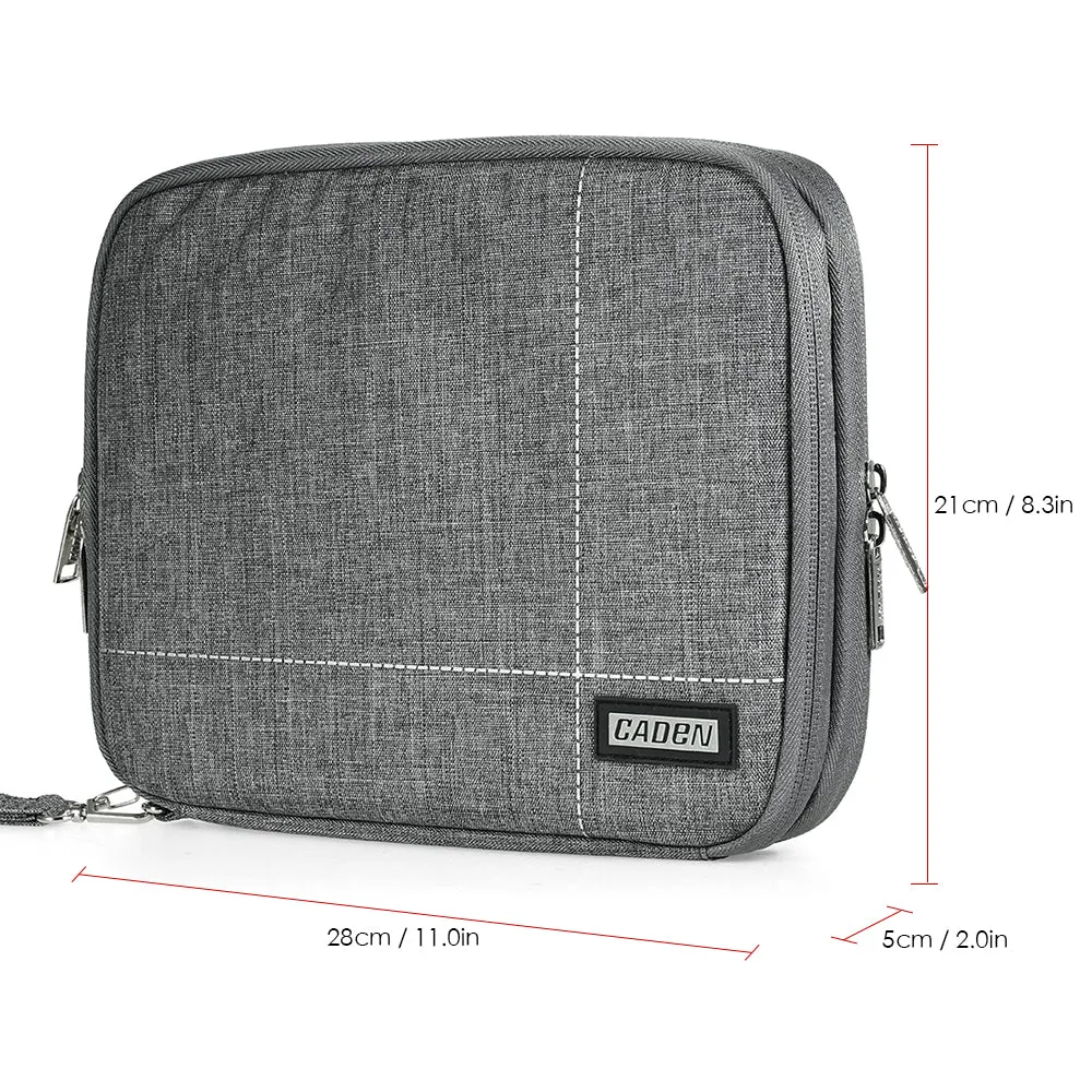 Double Layer Water-resistant Electronic & USB Cable Organizer Bag
