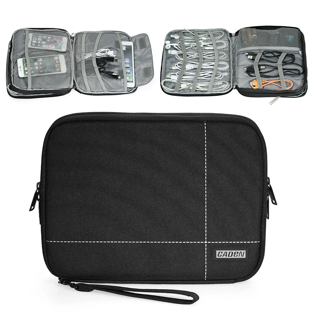 Double Layer Water-resistant Electronic & USB Cable Organizer Bag