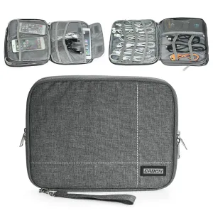 Double Layer Water-resistant Electronic & USB Cable Organizer Bag
