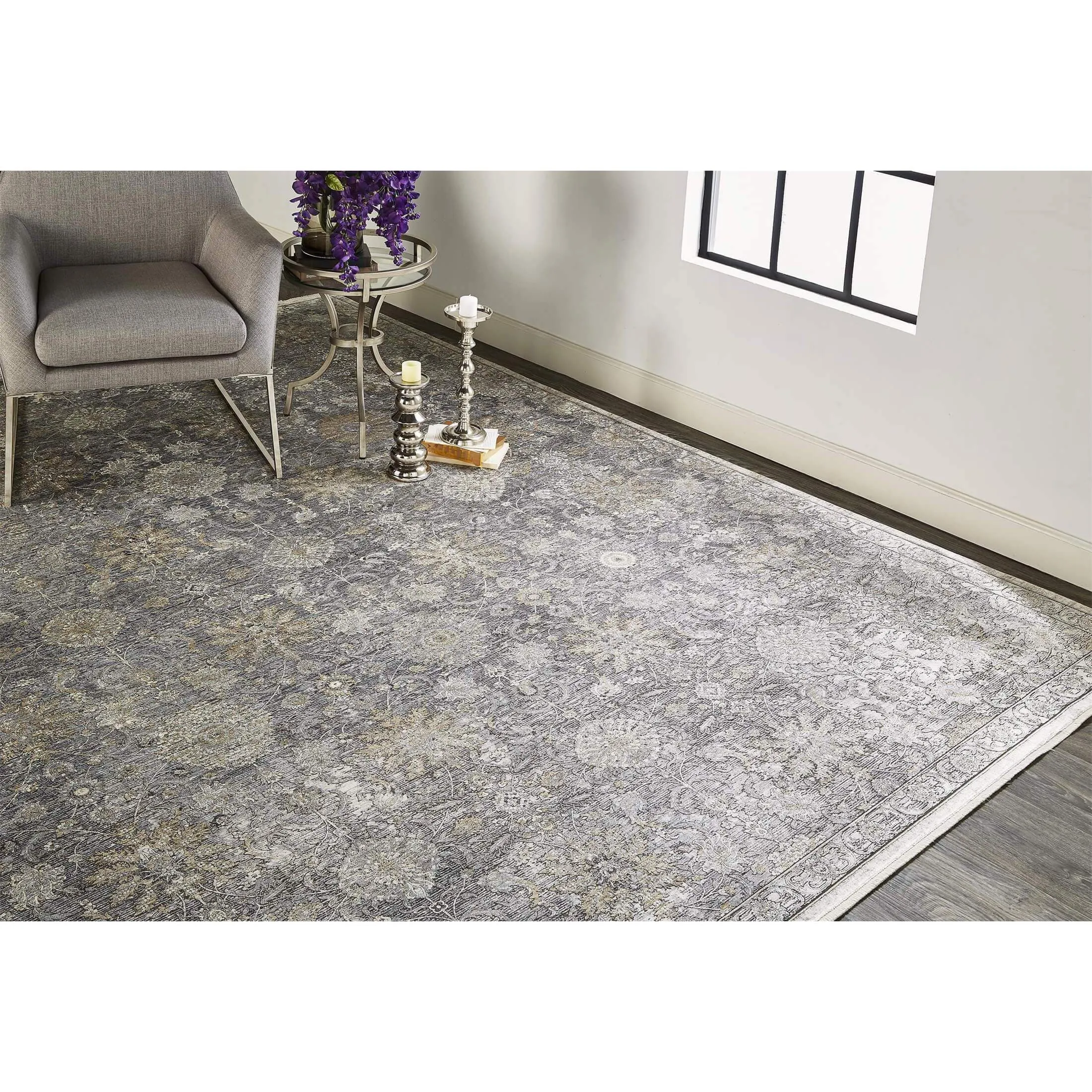 Feizy Rug Sarrant 3965F, Sand