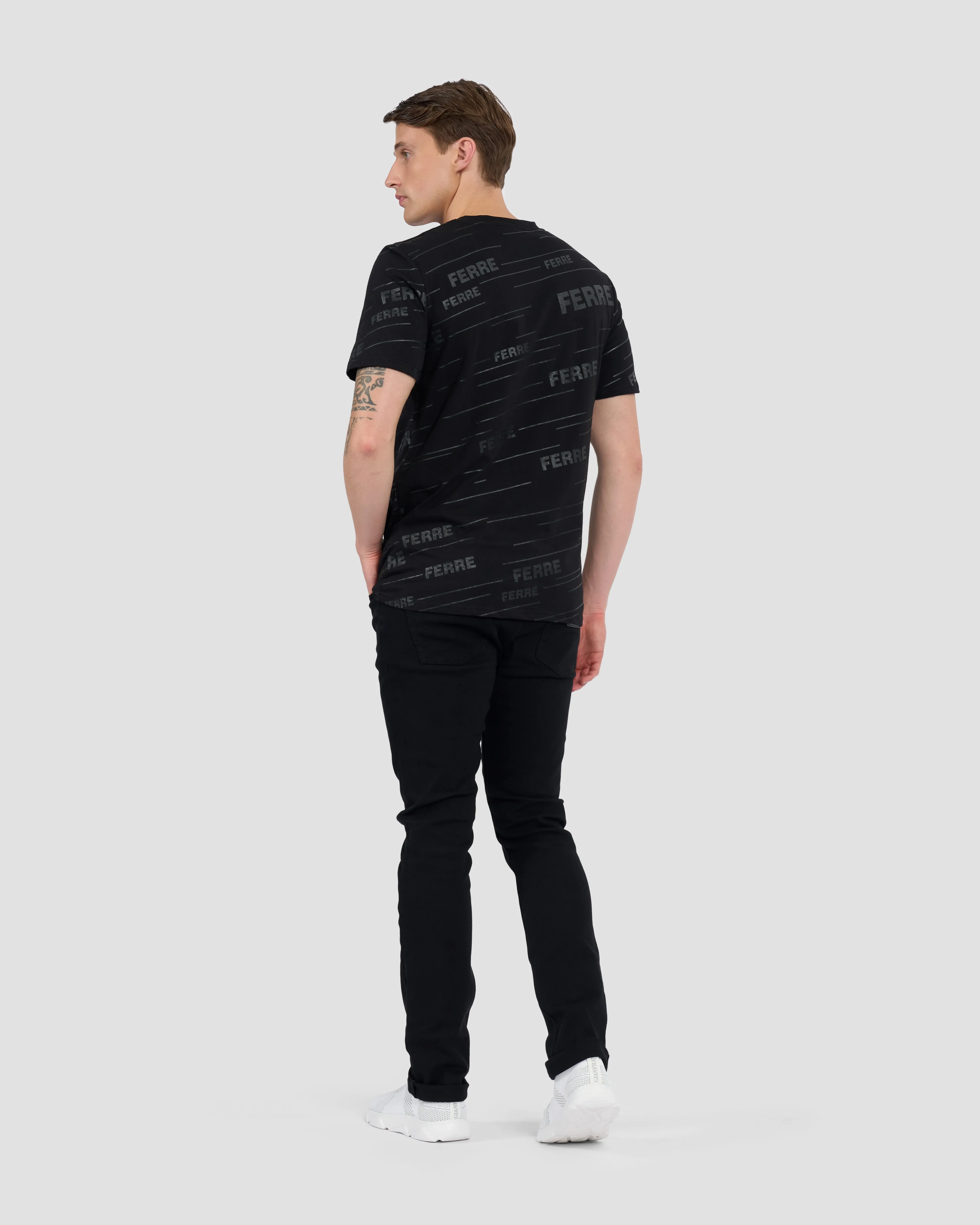 Ferré Striped Print T-Shirt