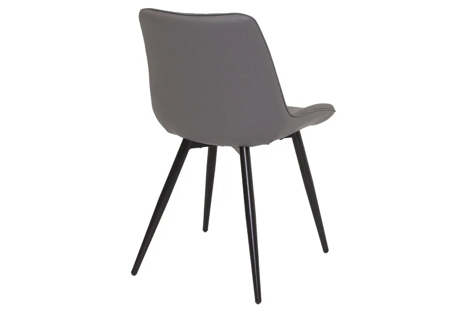 Finley - Grey Faux Leather Dining Chair