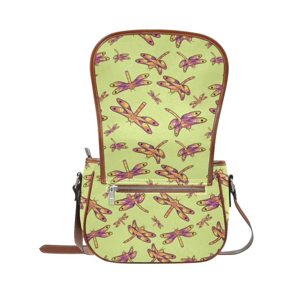 Gathering Lime Saddle Bag/Large
