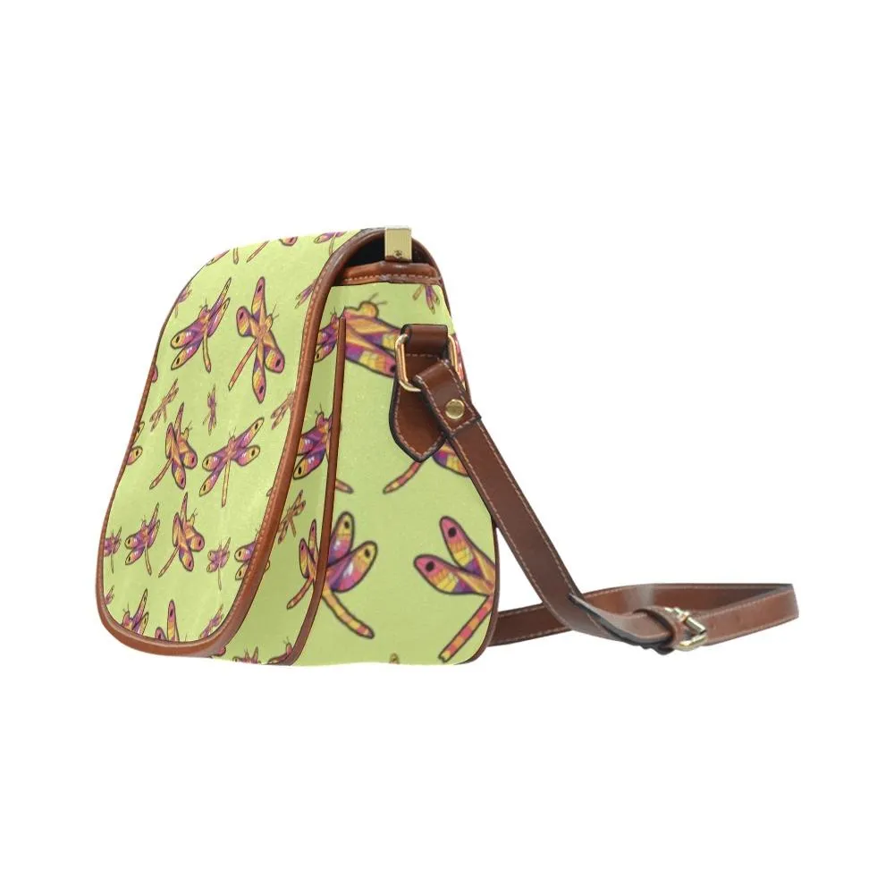 Gathering Lime Saddle Bag/Large