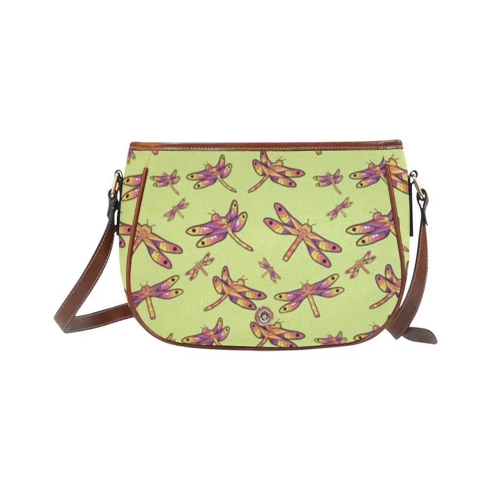 Gathering Lime Saddle Bag/Large