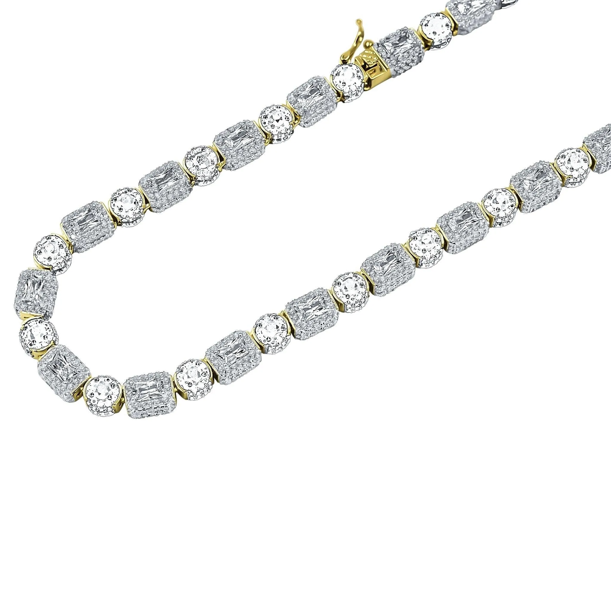 GHOST SILVER ICED OUT CZ CHAIN I BMW9210042
