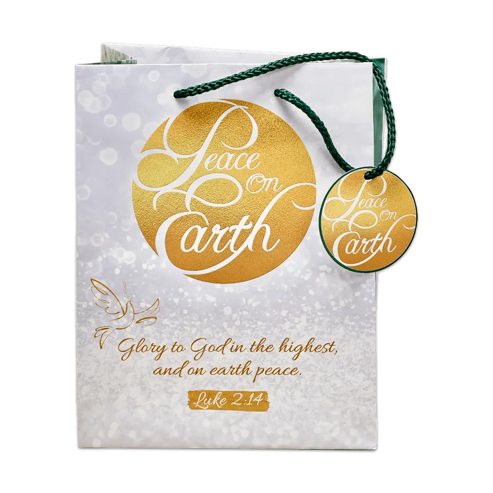 Gift Bag & Tag - Peace On Earth