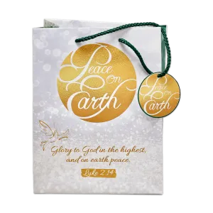 Gift Bag & Tag - Peace On Earth