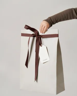 Gift Bag Large, Gift Bag - Grey Sand