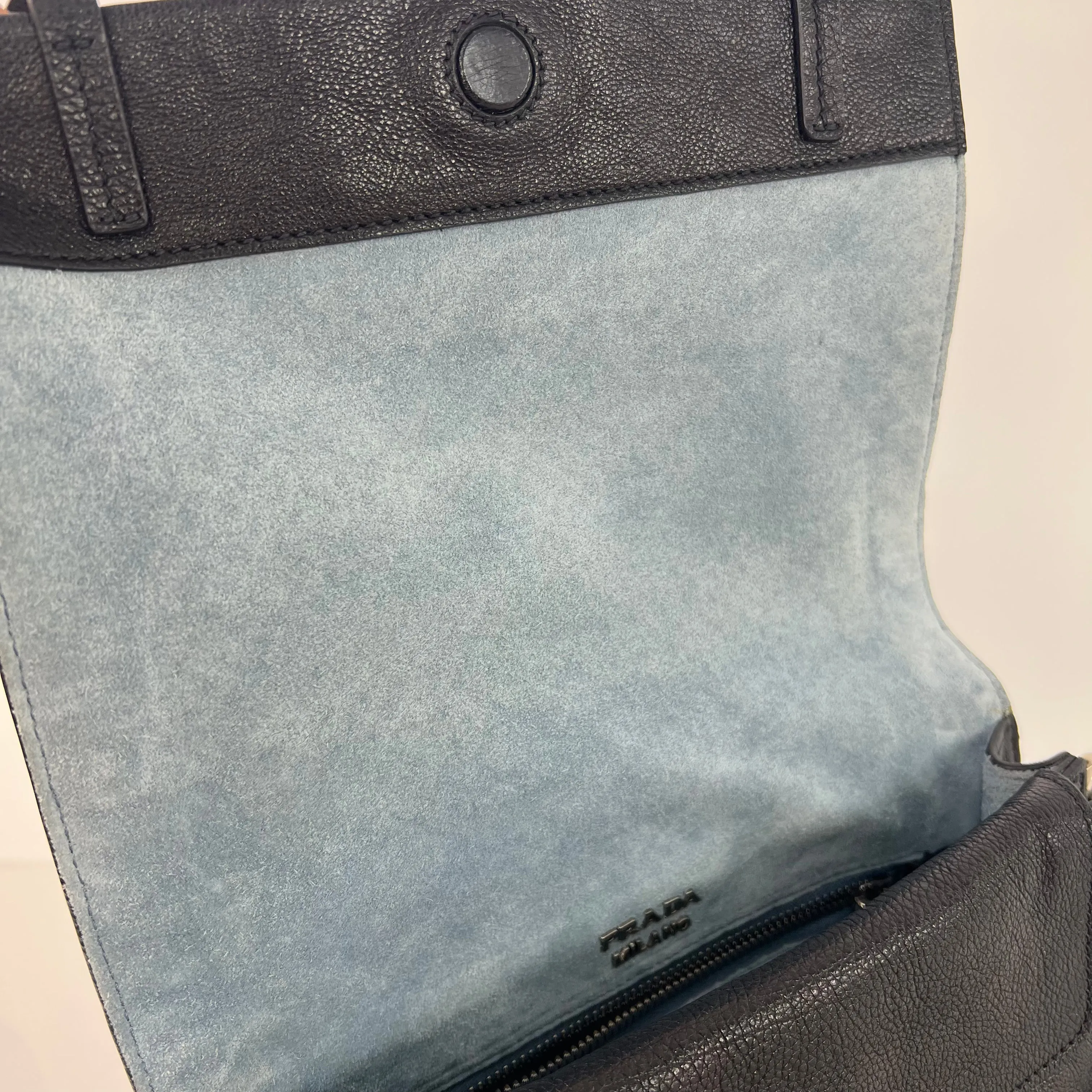 Glace Studded Etiquette Flap Bag