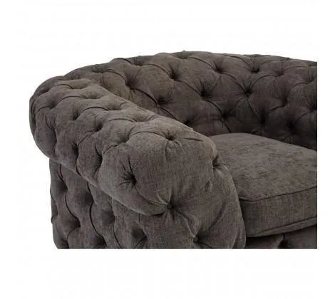 Grey Fabric Armchair