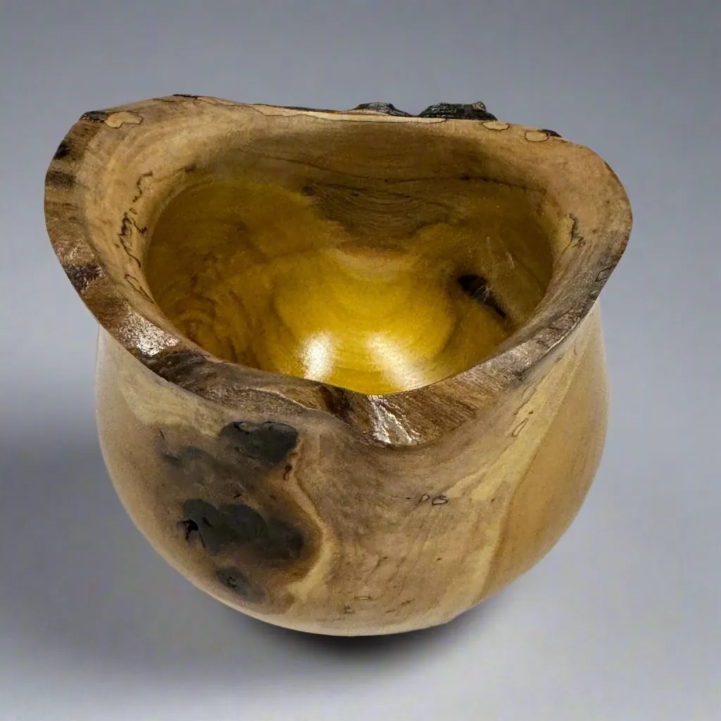 Historic Tulip Polar Wood Bowl #004