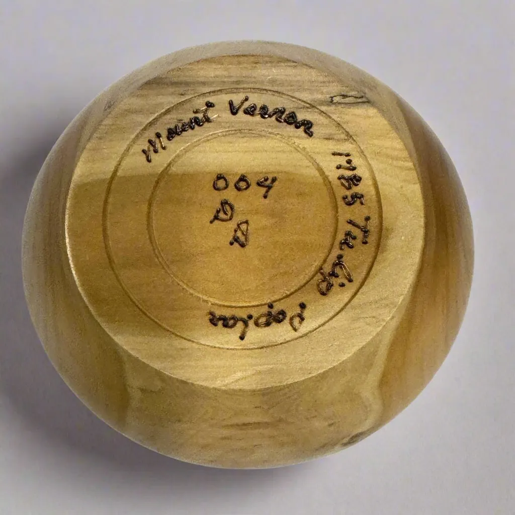 Historic Tulip Polar Wood Bowl #004