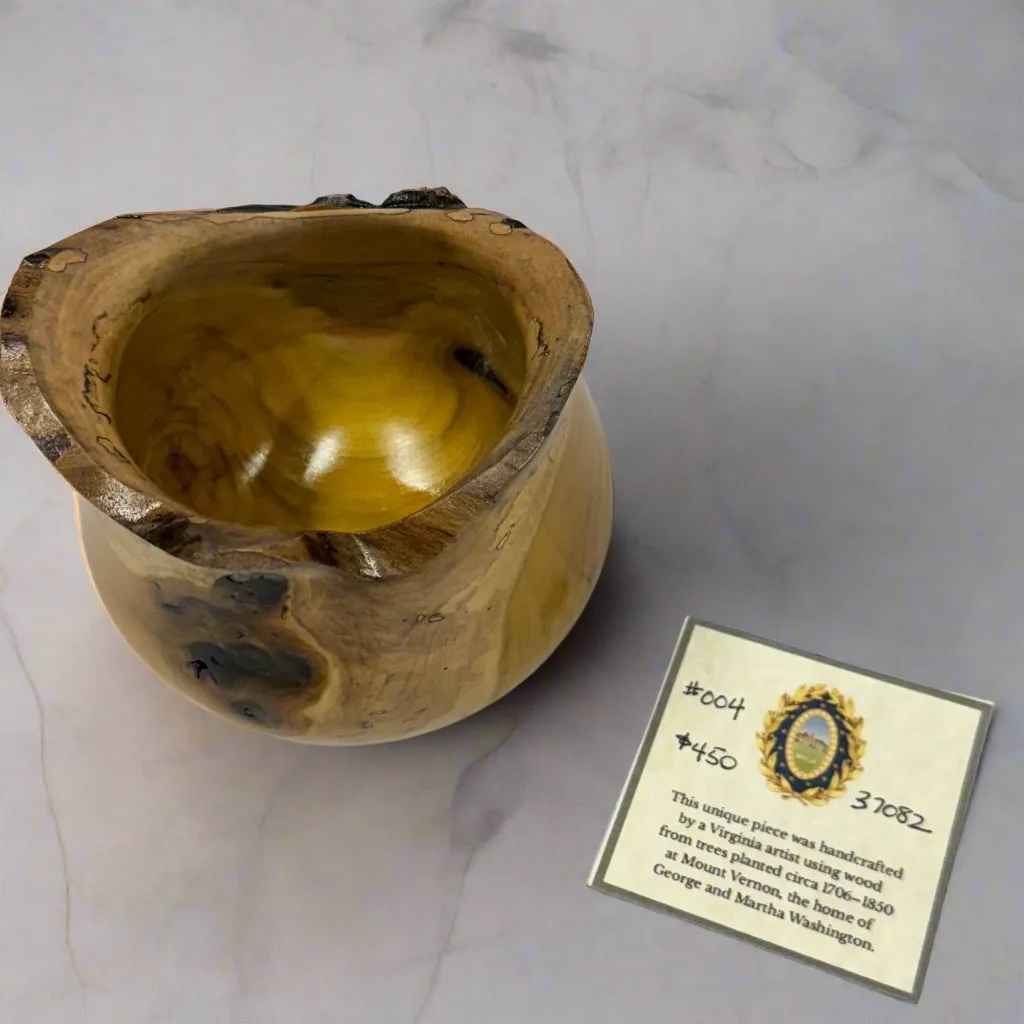 Historic Tulip Polar Wood Bowl #004
