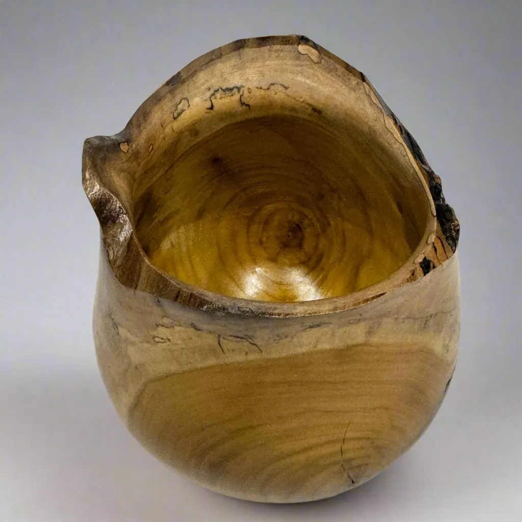 Historic Tulip Polar Wood Bowl #004