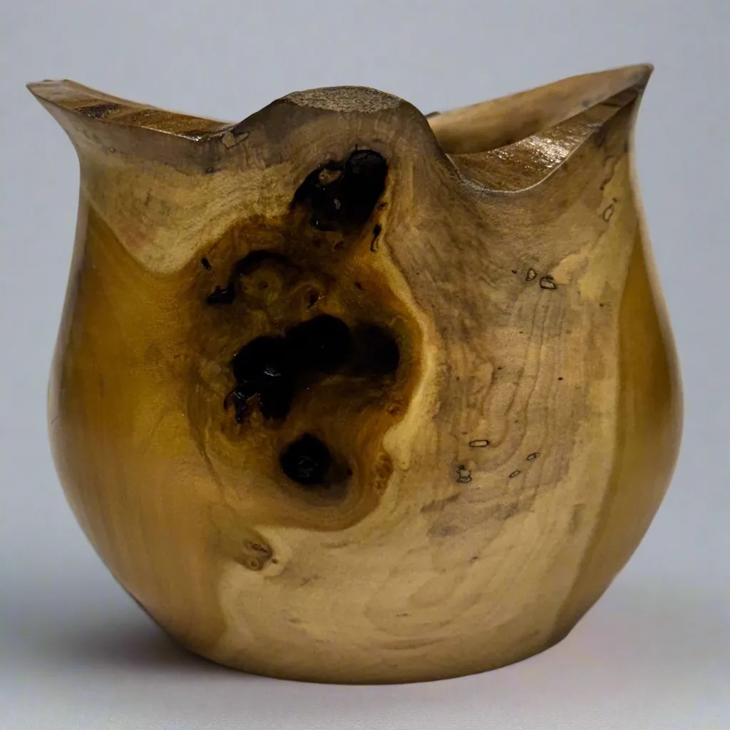 Historic Tulip Polar Wood Bowl #004