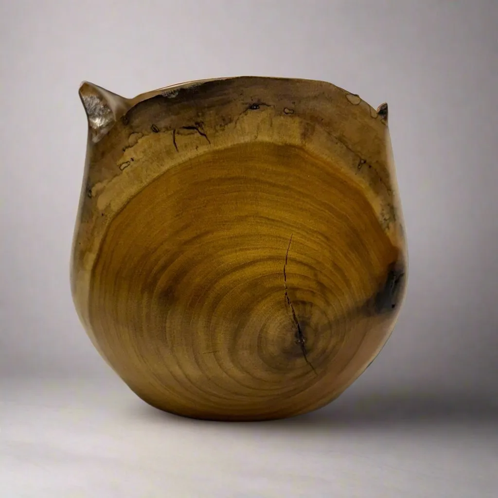 Historic Tulip Polar Wood Bowl #004