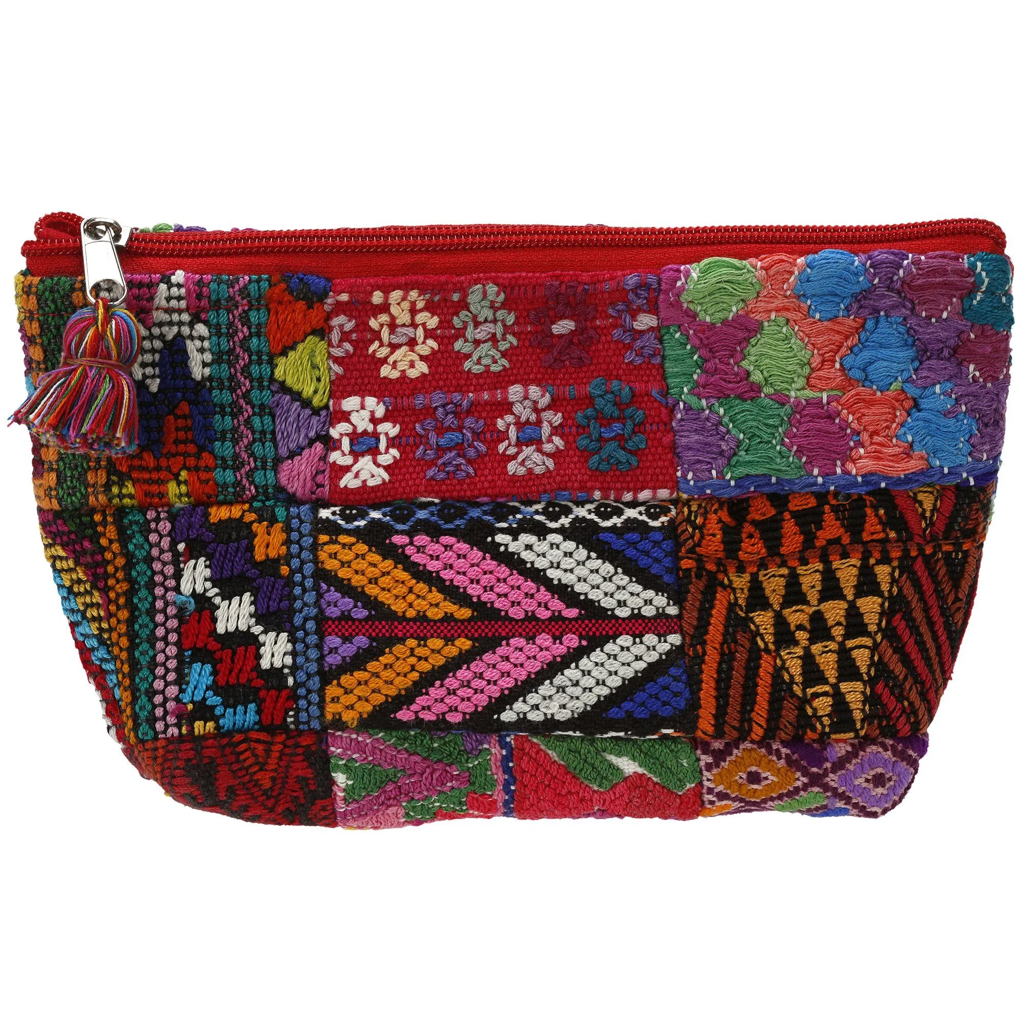 Huipil Patchwork Cosmetic Bag
