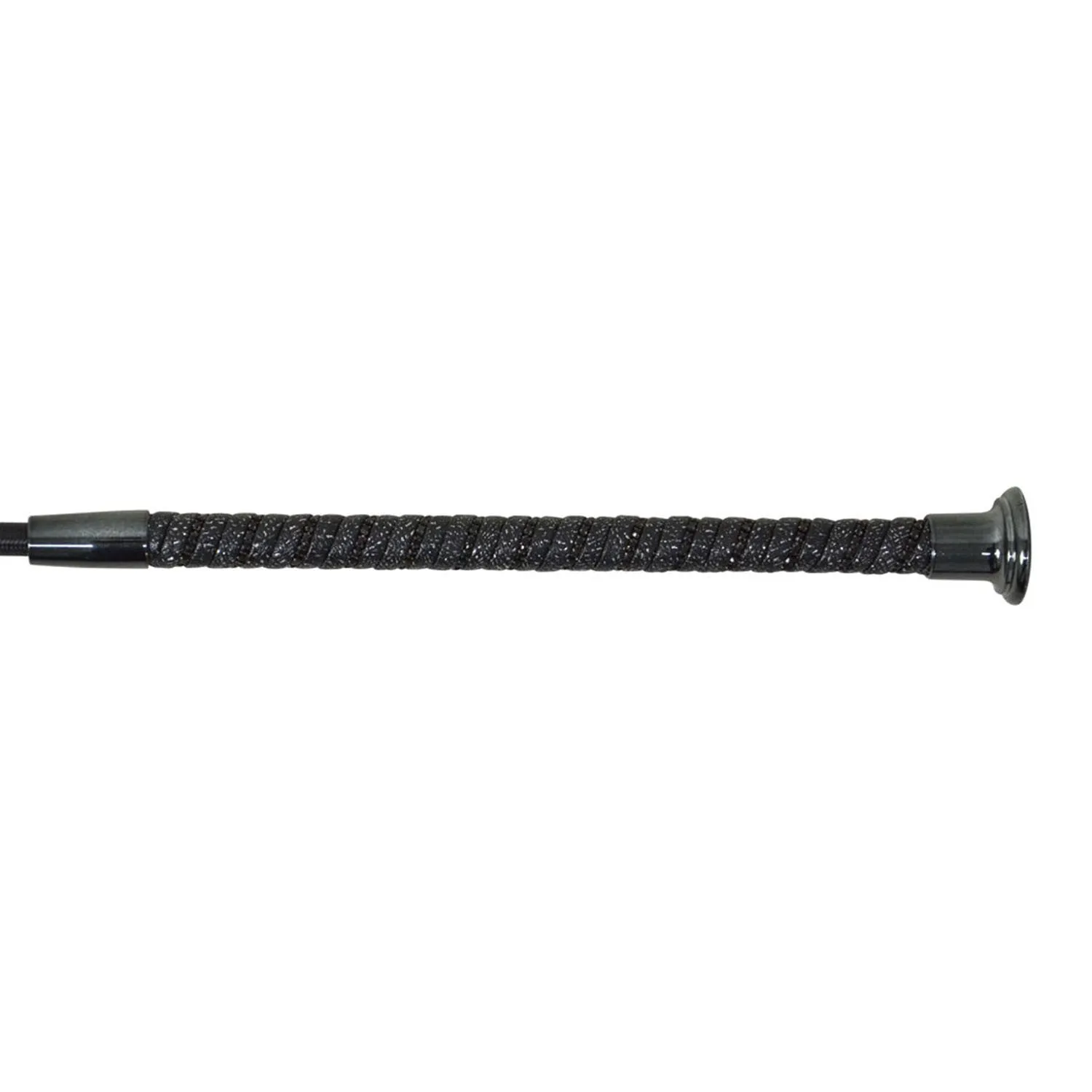 Hyschool Faux Leather Sparkle Dressage Whip