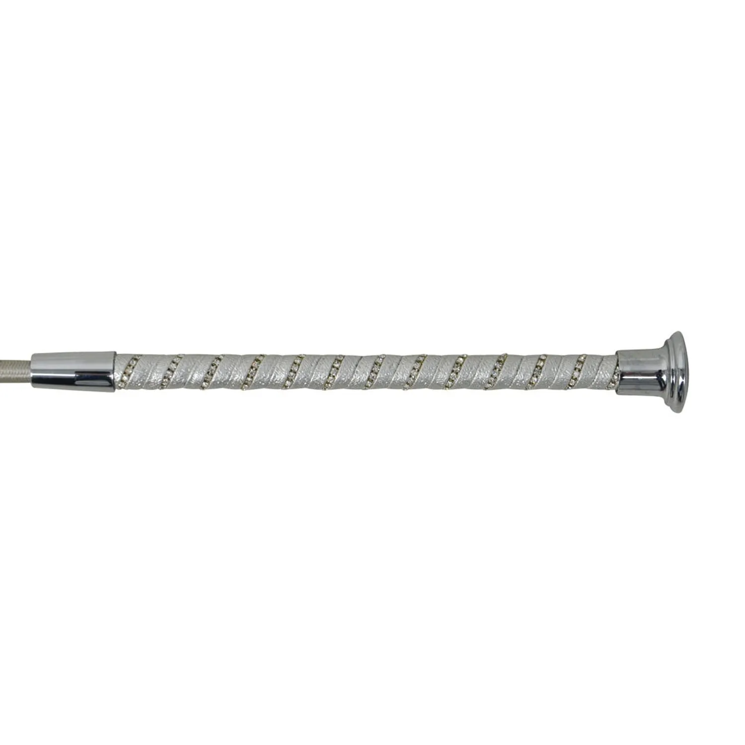 Hyschool Faux Leather Sparkle Dressage Whip