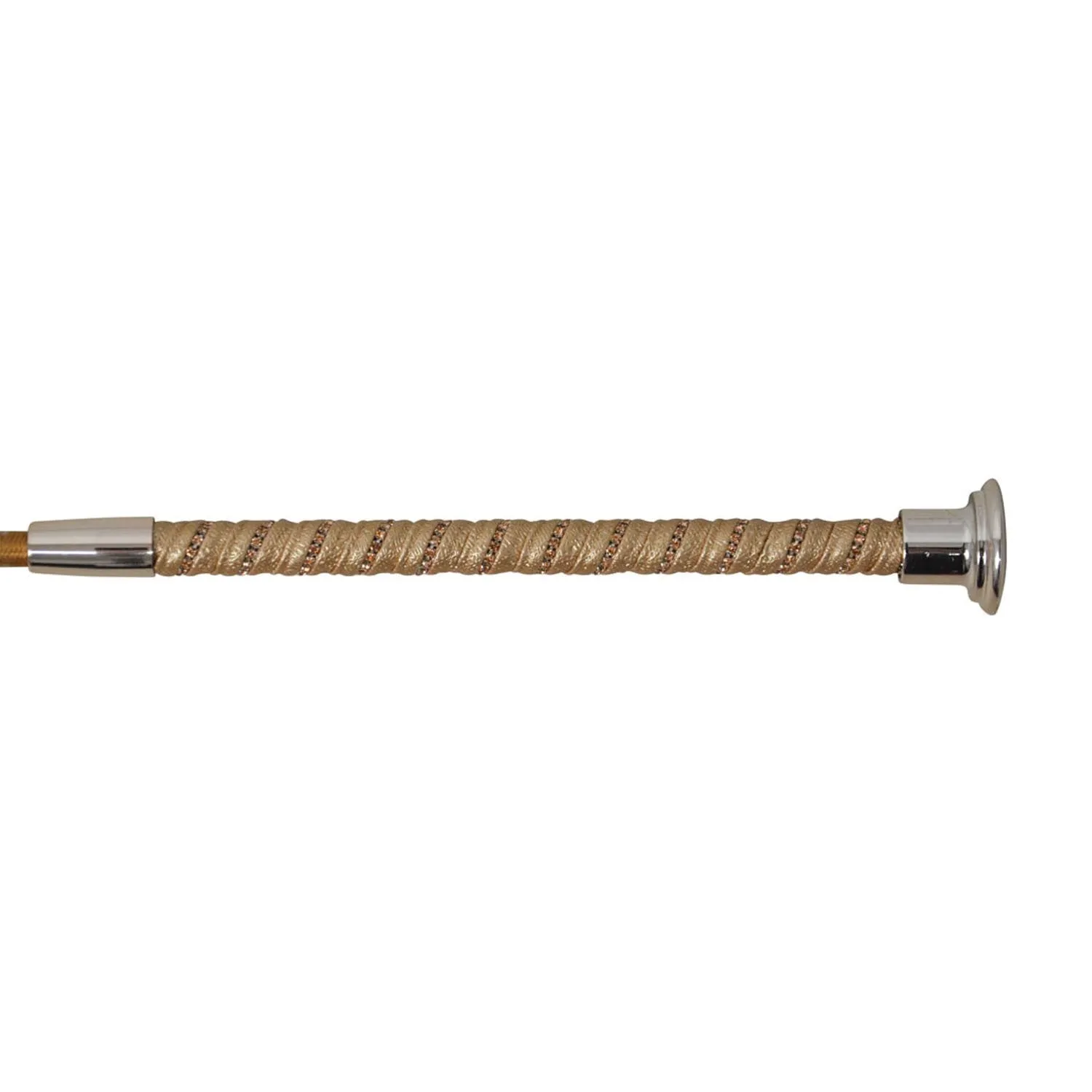 Hyschool Faux Leather Sparkle Dressage Whip