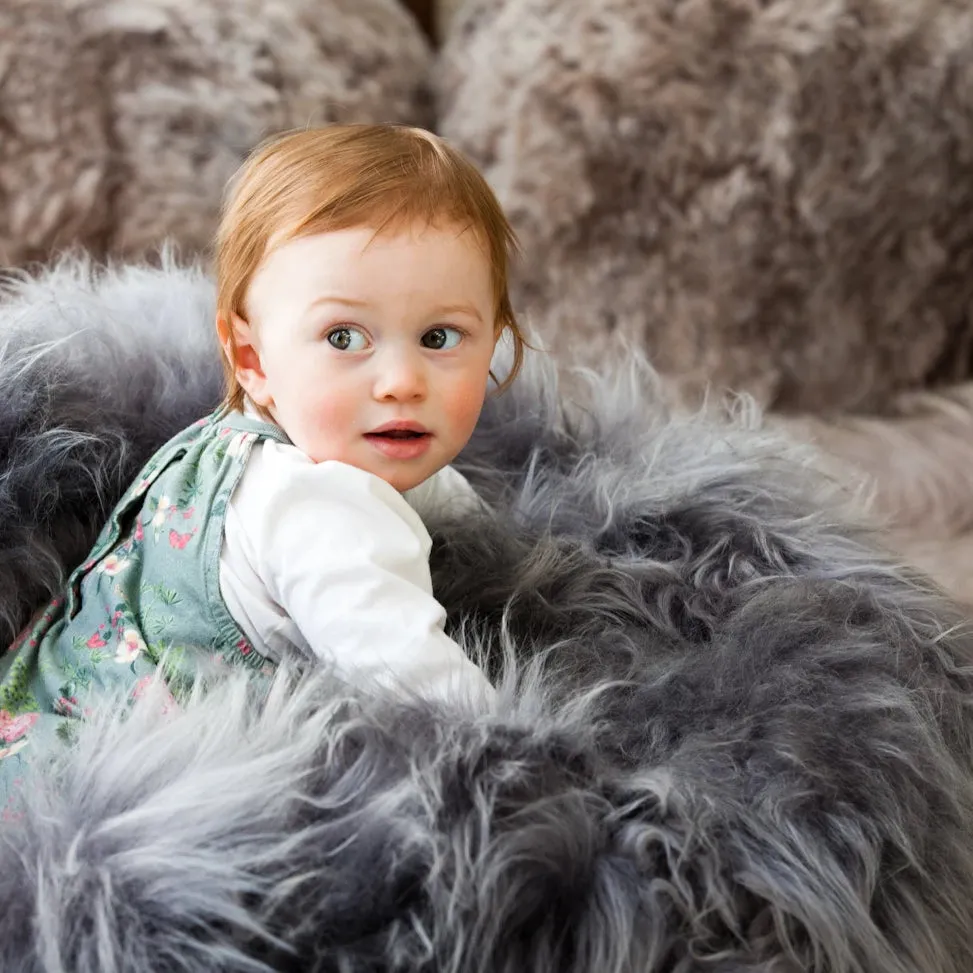 Icelandic Sheepskin Bean Bag (Long Wool)