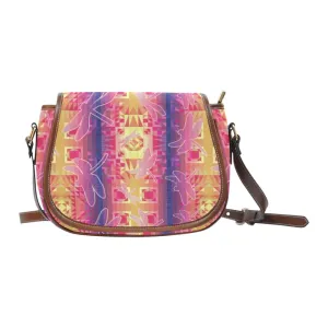 Kaleidoscope Dragonfly Saddle Bag/Large