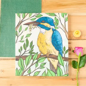 Kingfisher Stretched Canvas Wall Art