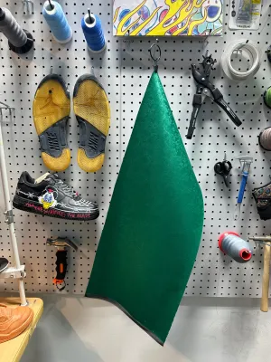 Leather - Elegant Flower Green PU