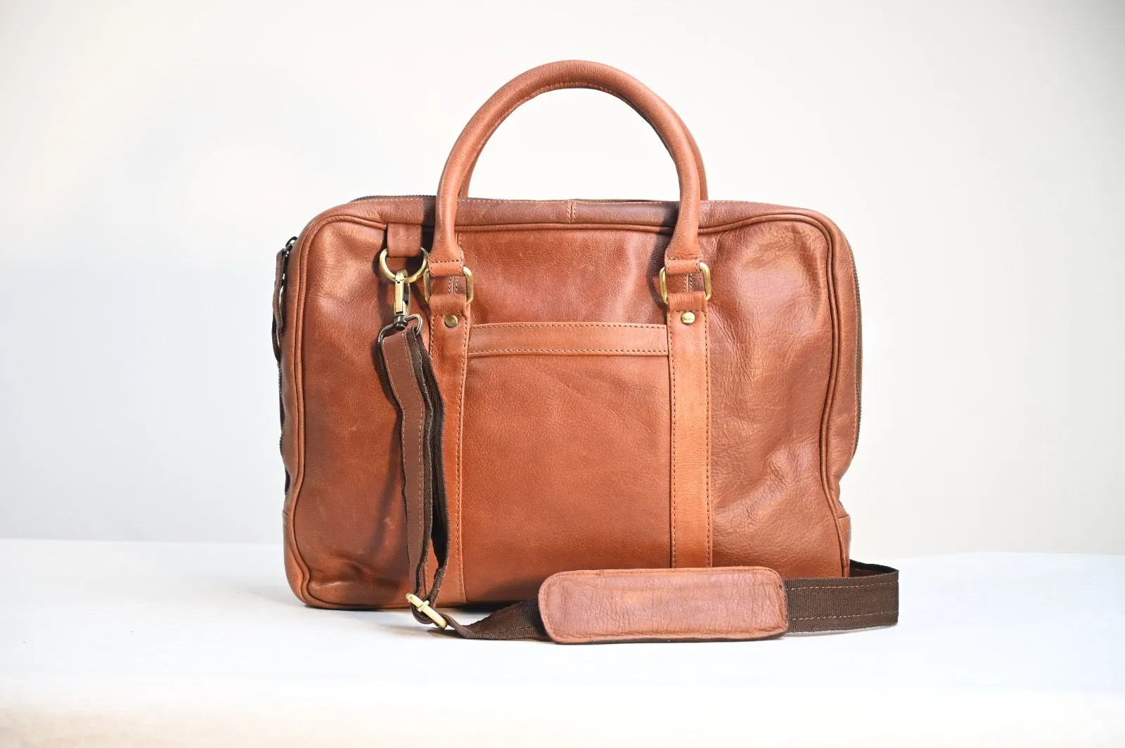 Leather Laptop Briefcase Premium Collection