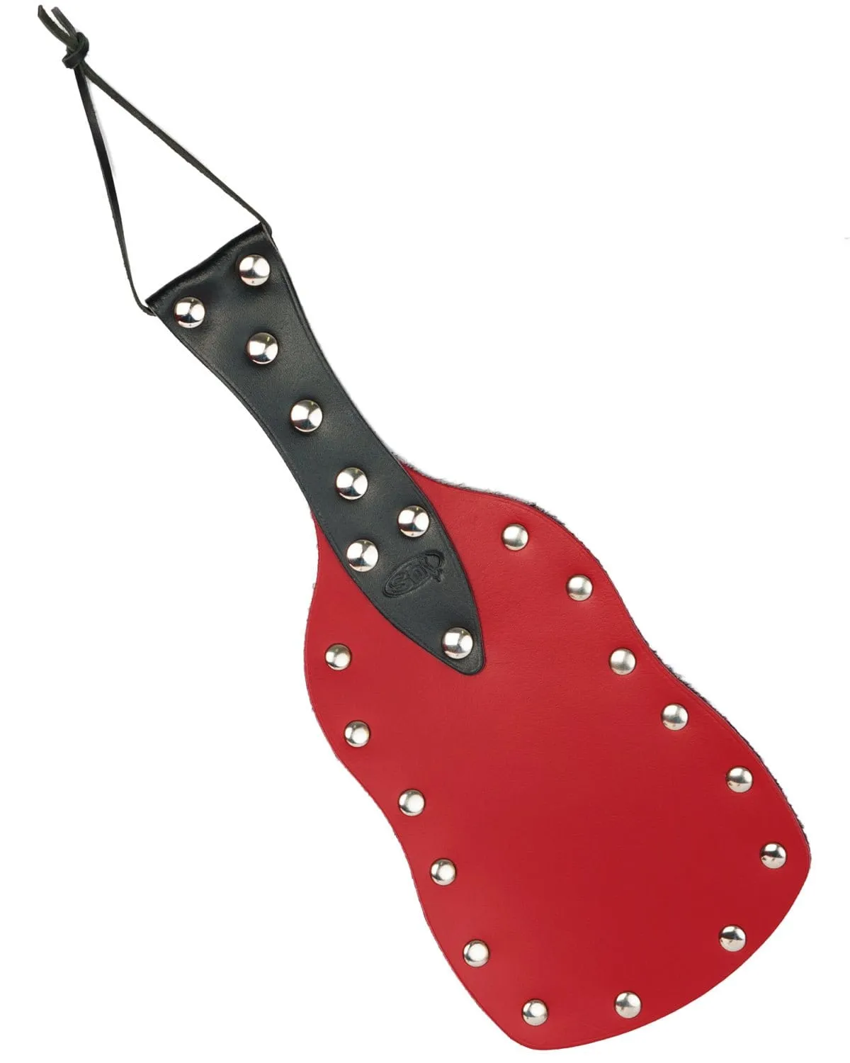 Leather Shaped Spanking Paddle