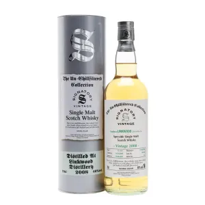 Linkwood 2008 13 Year Old Signatory Vintage Un-Chillfiltered Speyside Single Malt 700ml ABV 46%