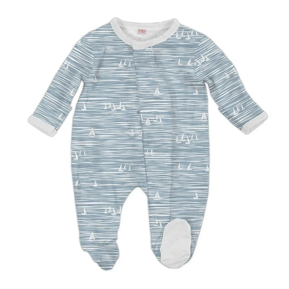 Magnetic Me Blue Seeing Sailboats Footie