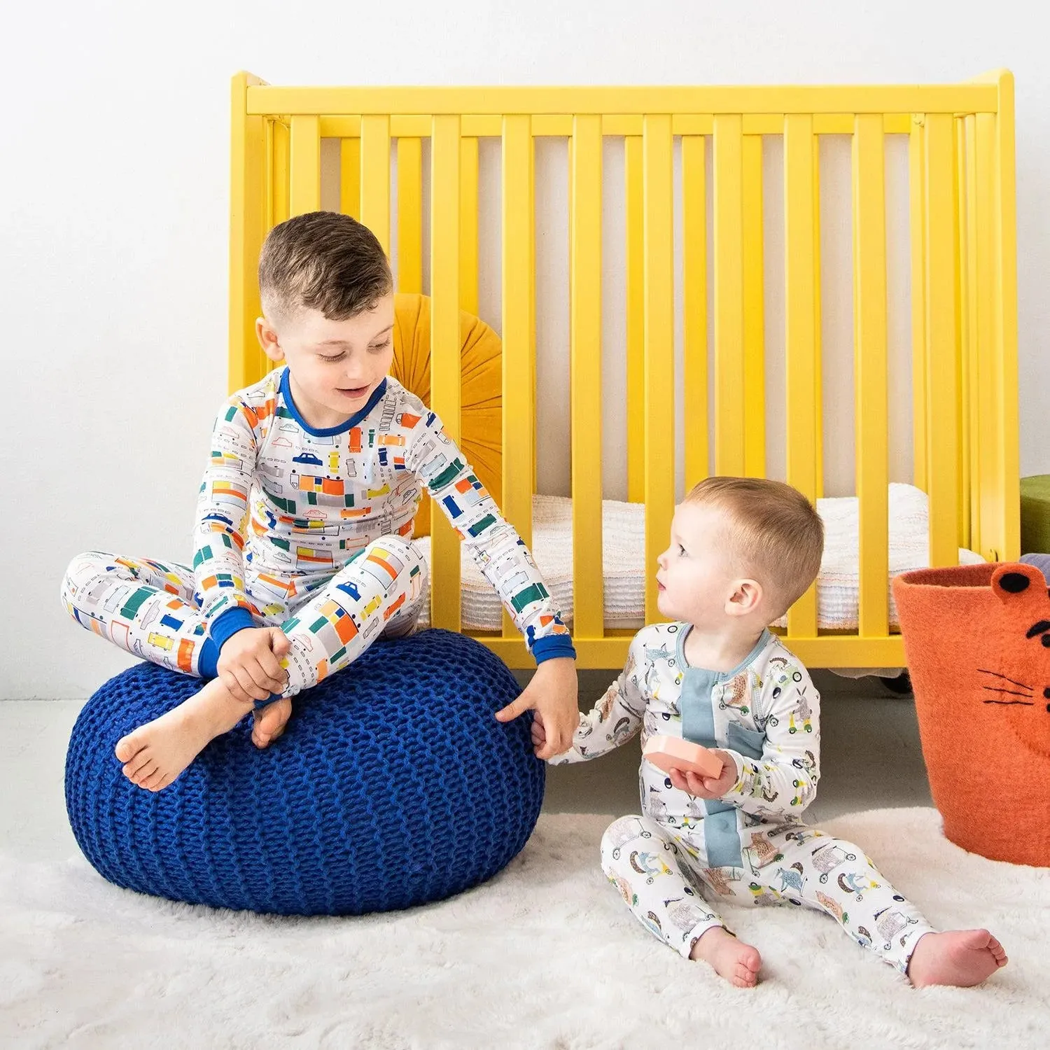 Magnetic Me Traffic Jammies Modal 2pc Pajama Set