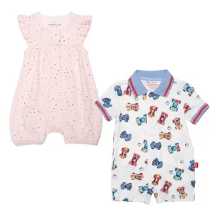 Magnetic Short Sleeve Rompers