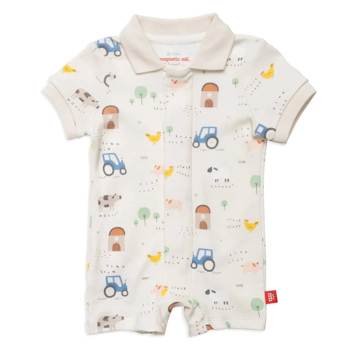 Magnetic Short Sleeve Rompers