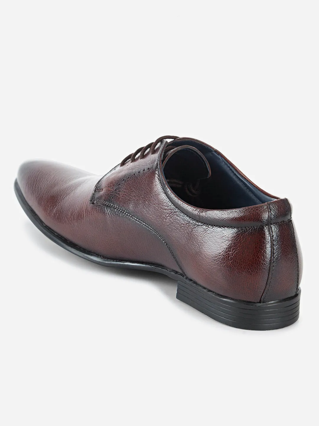Men's Wine Two Tone Regular Toe Lace Up Formal (ID2186)