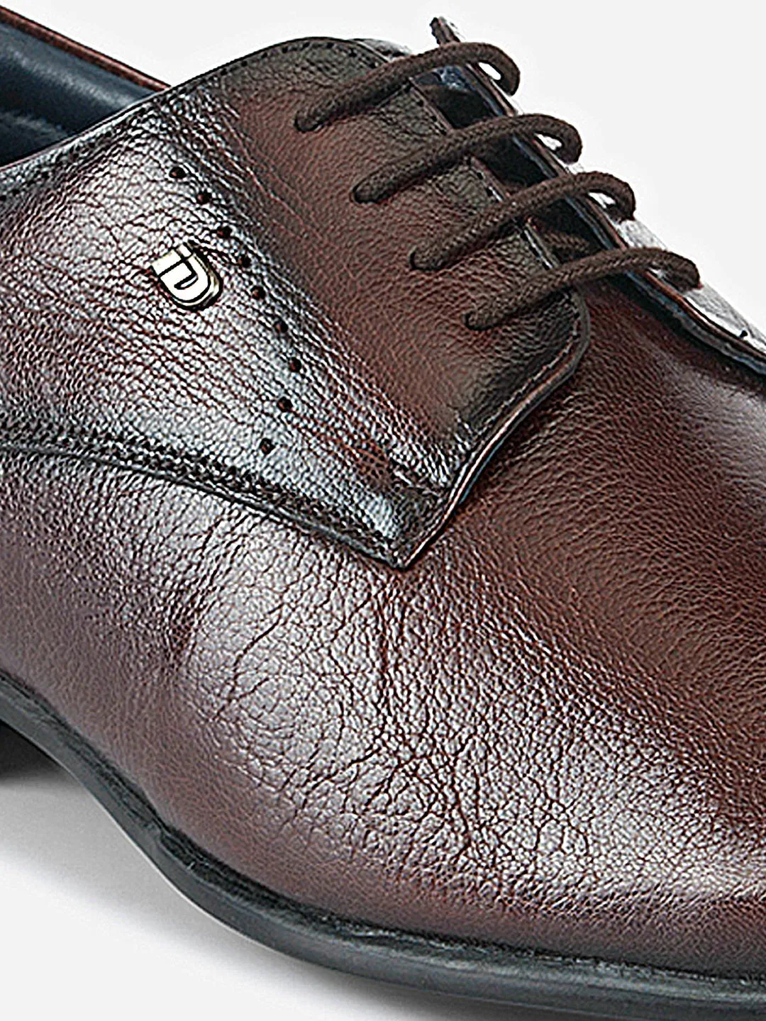Men's Wine Two Tone Regular Toe Lace Up Formal (ID2186)