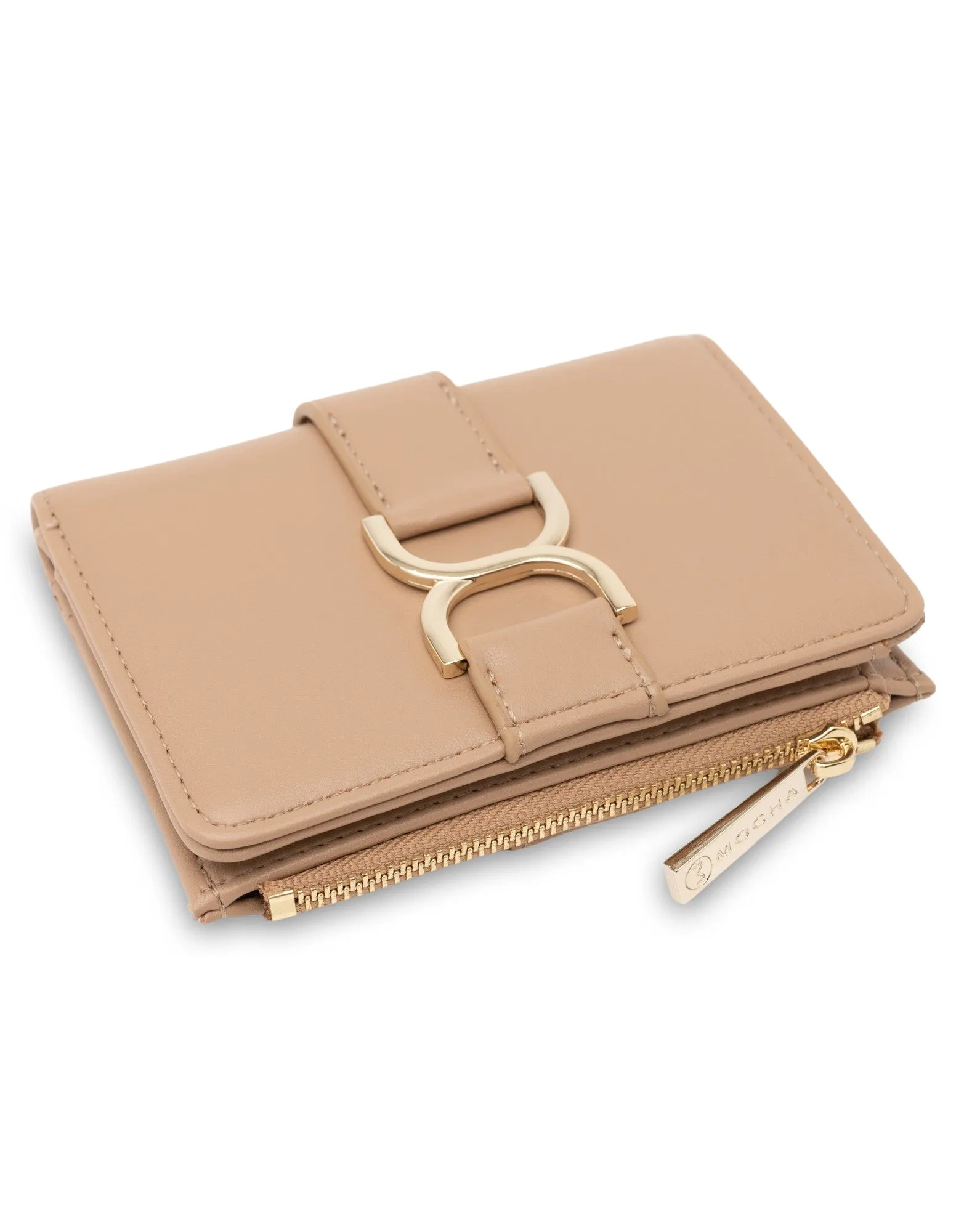 Mocha Paloma Small Wallet- Camel