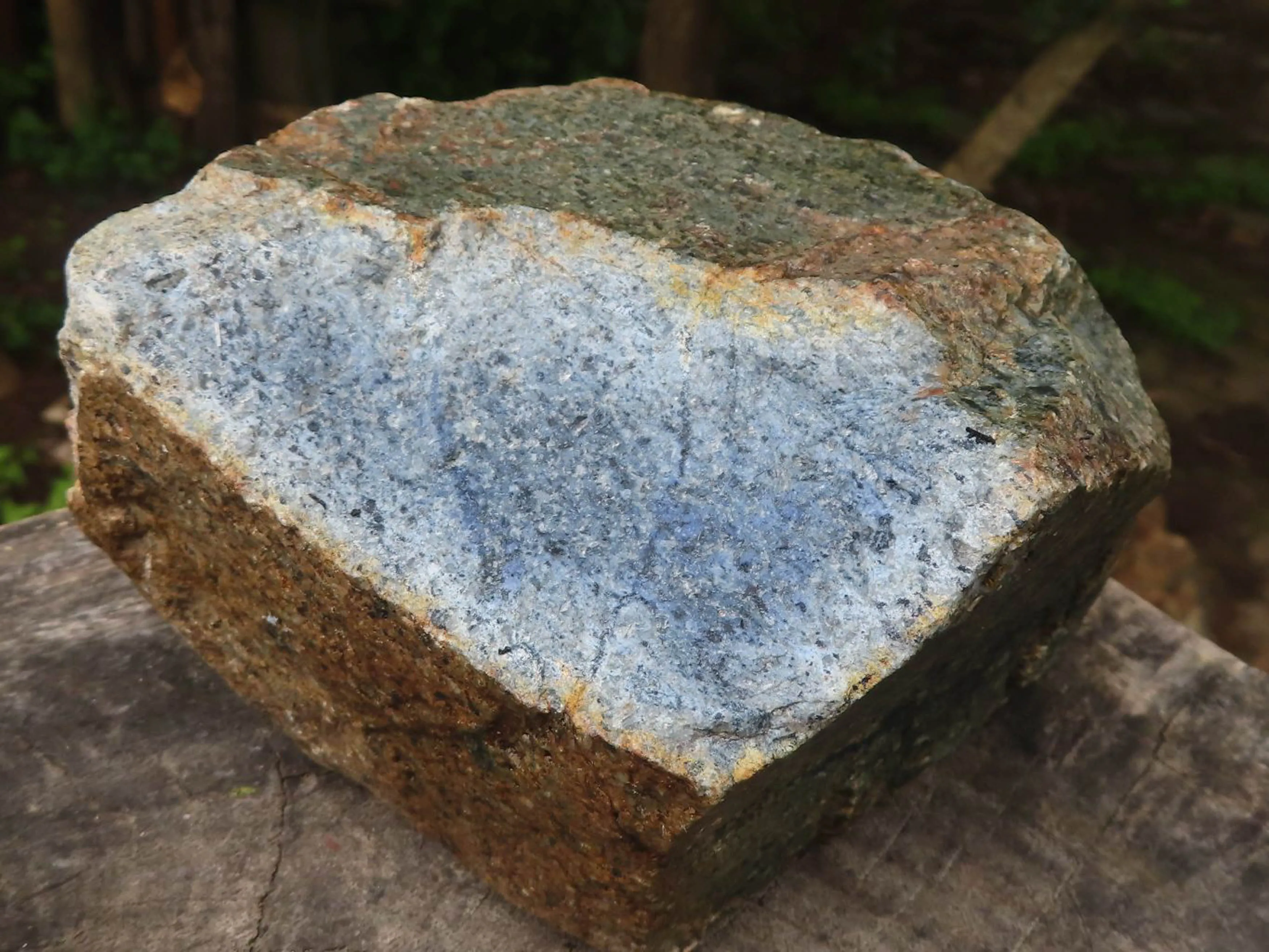 Natural Rare Blue Dumortierite Rough Specimens x 5 From Mozambique