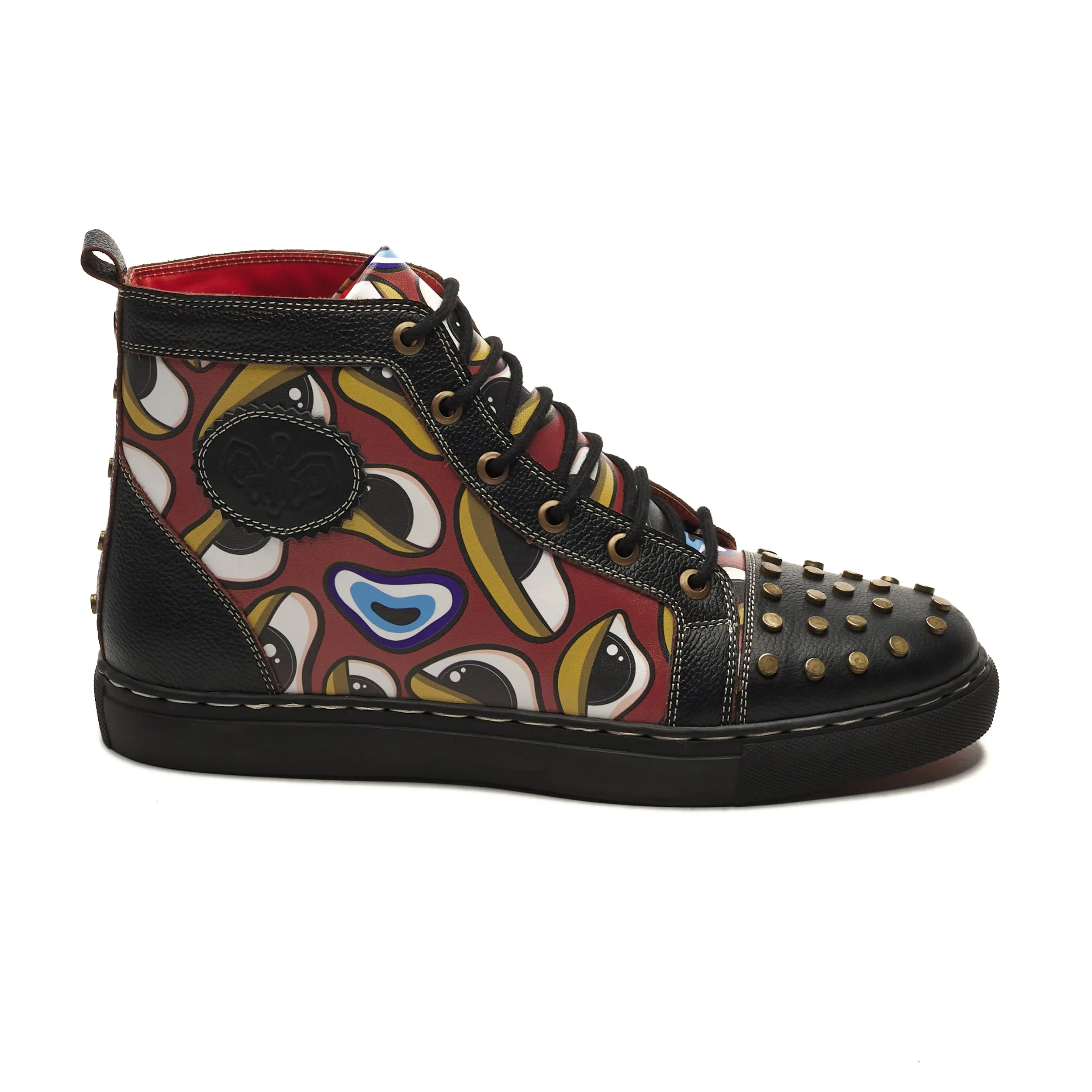'Nazar' High-Tops Men – Crimson