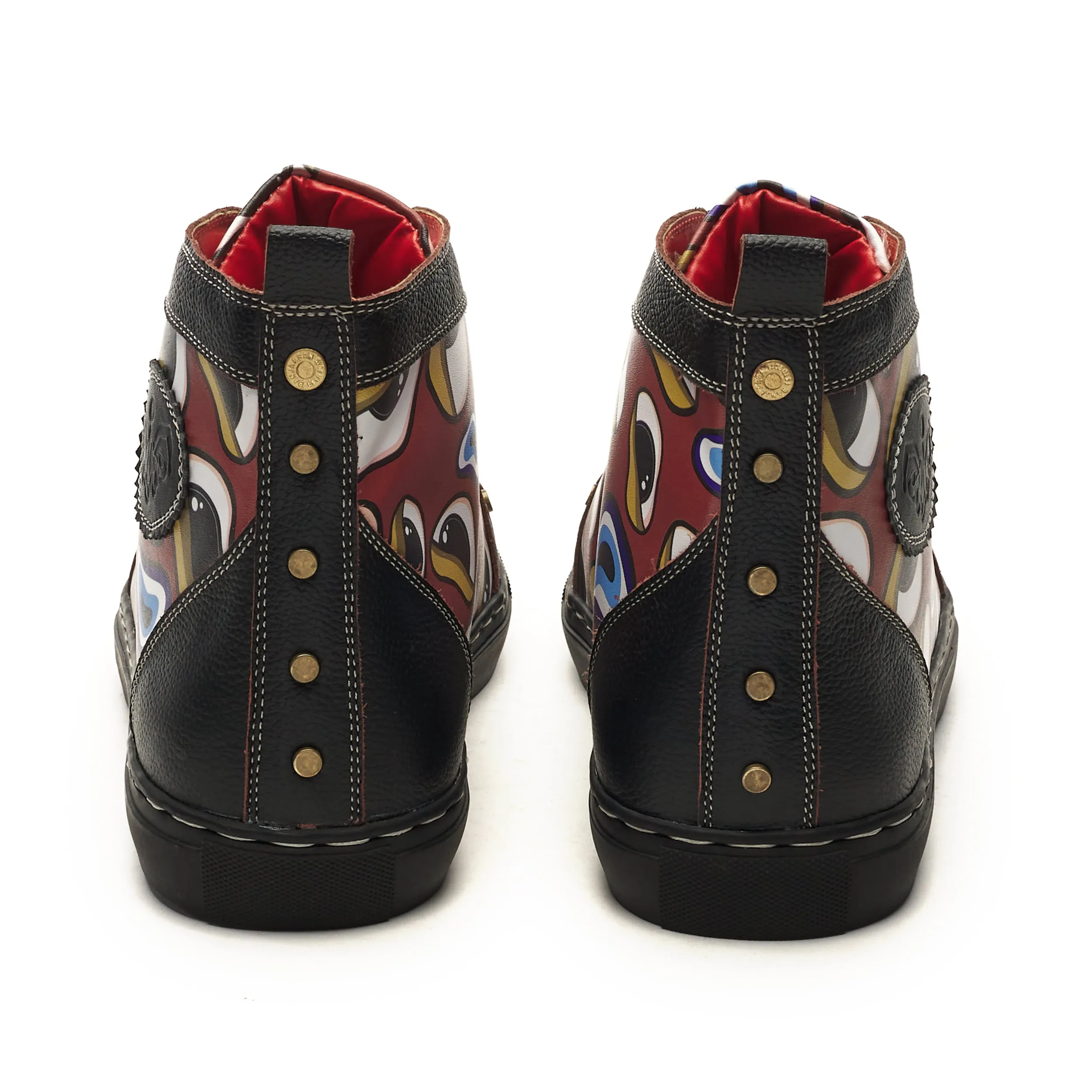 'Nazar' High-Tops Men – Crimson