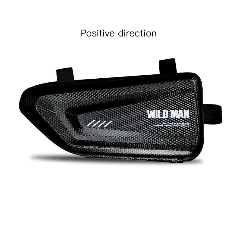 New bicycle tripod bag front tube rack hard shell bag bicycle storage bag waterproof bicycle storage bag outdoor tool