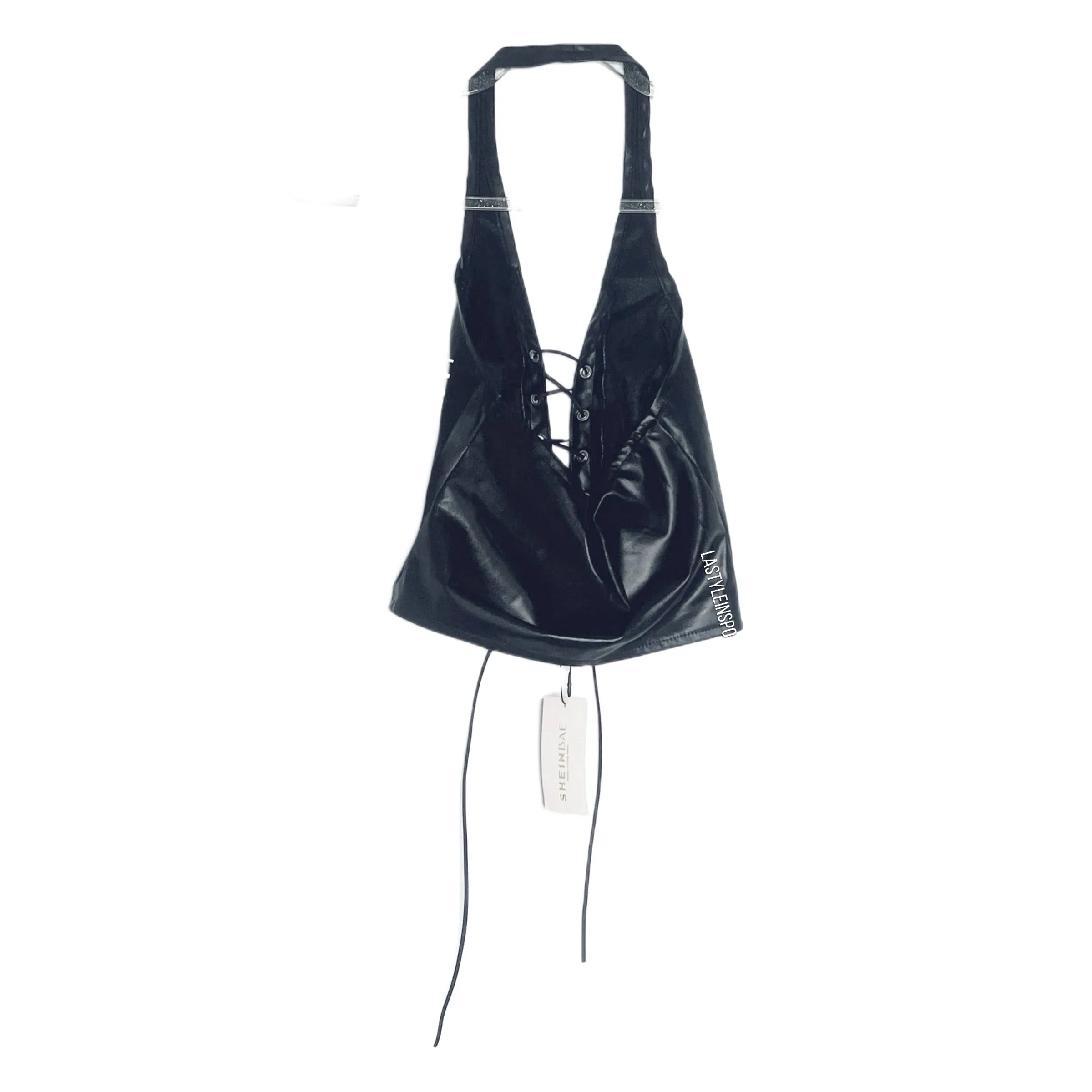 NEW Halter Cross Strap Black XS