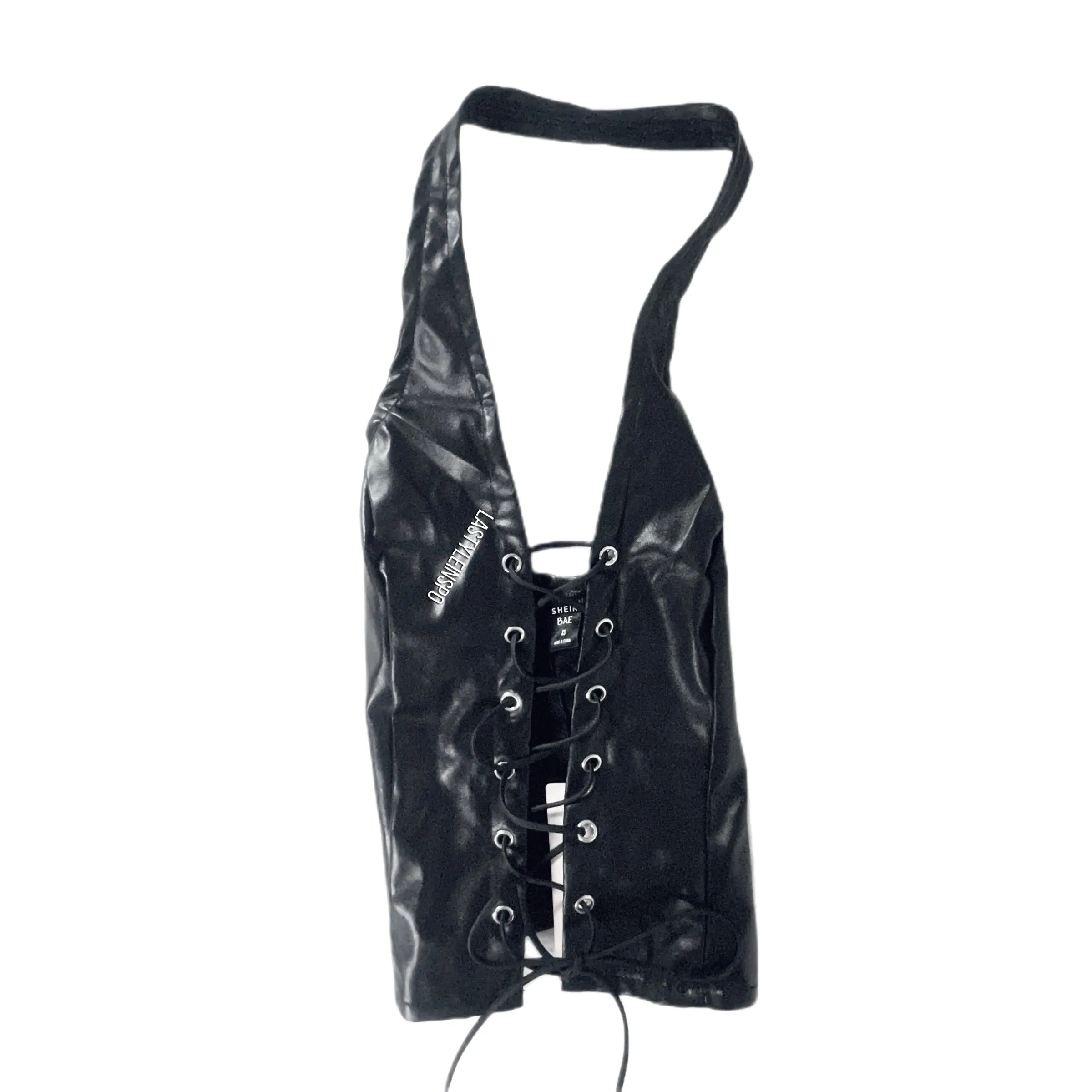 NEW Halter Cross Strap Black XS