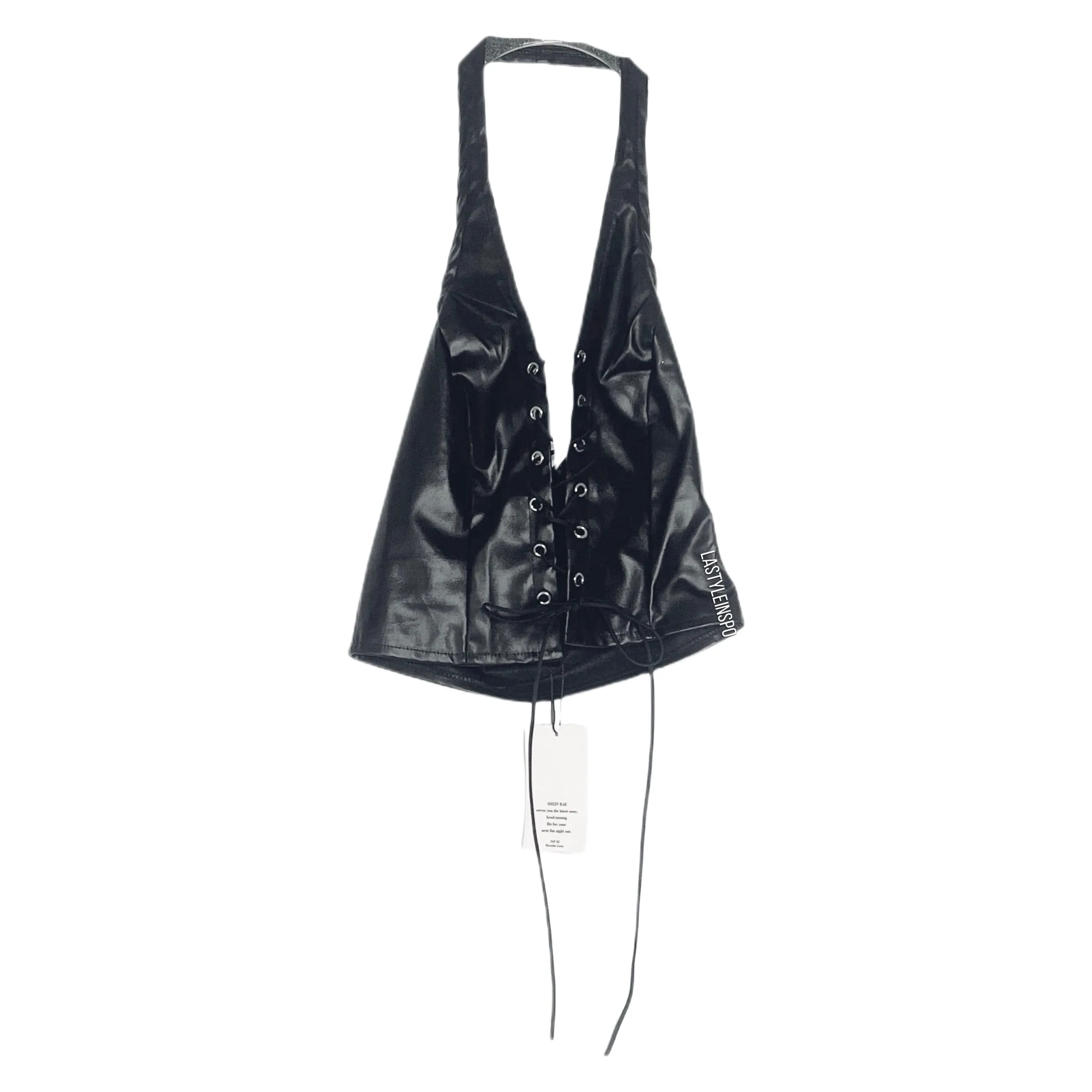 NEW Halter Cross Strap Black XS