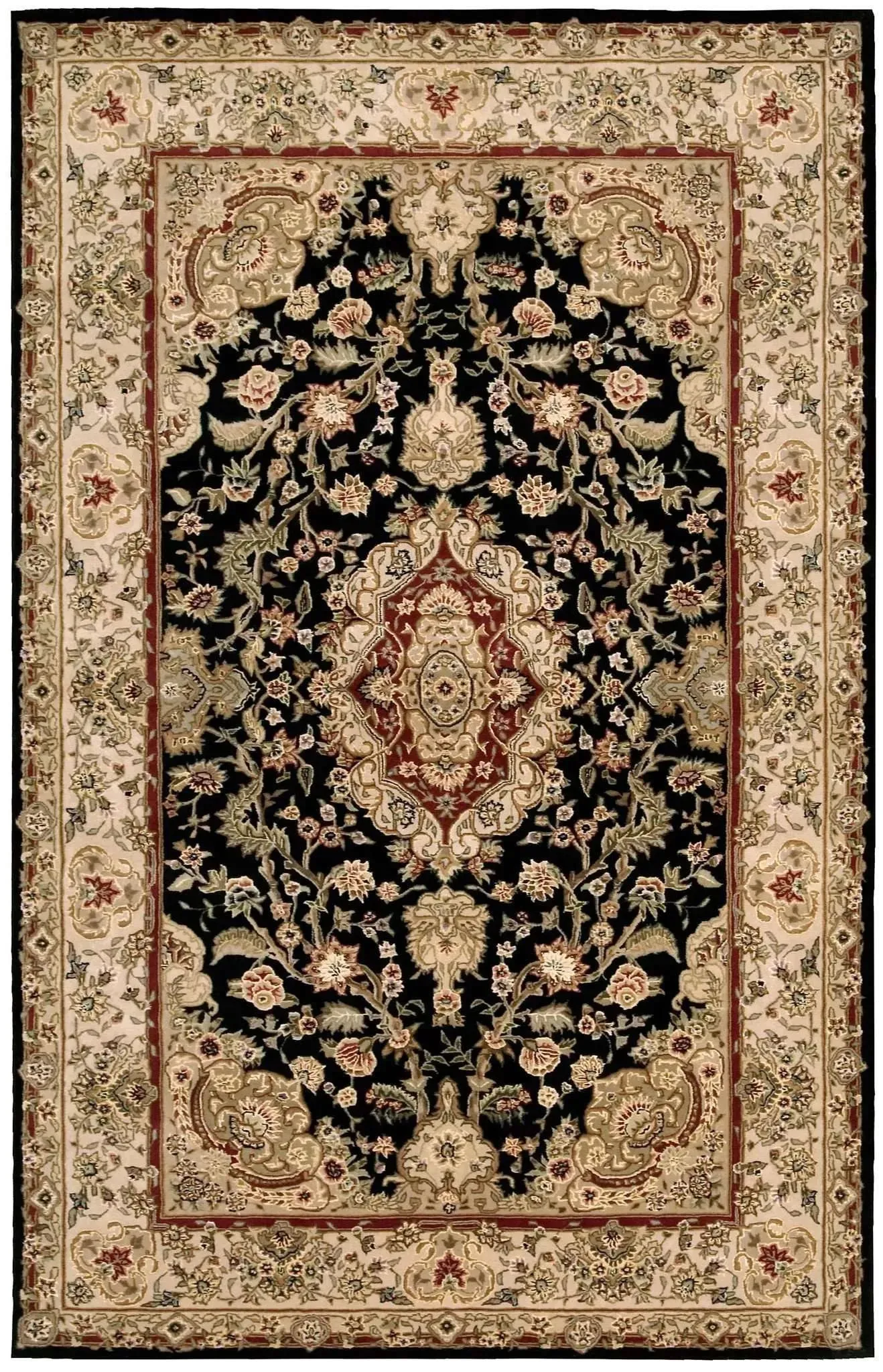 Nourison 2000 2028 Black Rug